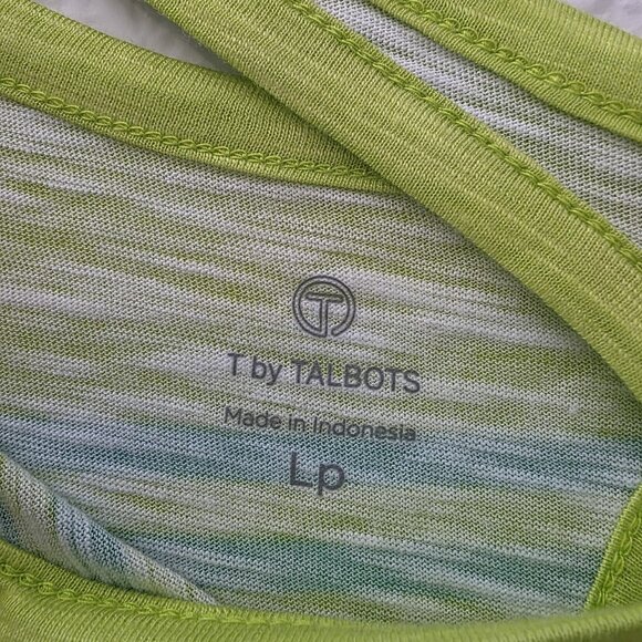 T by Talbots Cross Back Top Women's L Petite - Picture 4 of 6